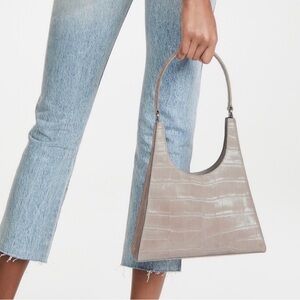 Staud Rey Bag - Crocodile Grey